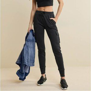 Venus Cargo Lounge Joggers Black medium Pants Womens